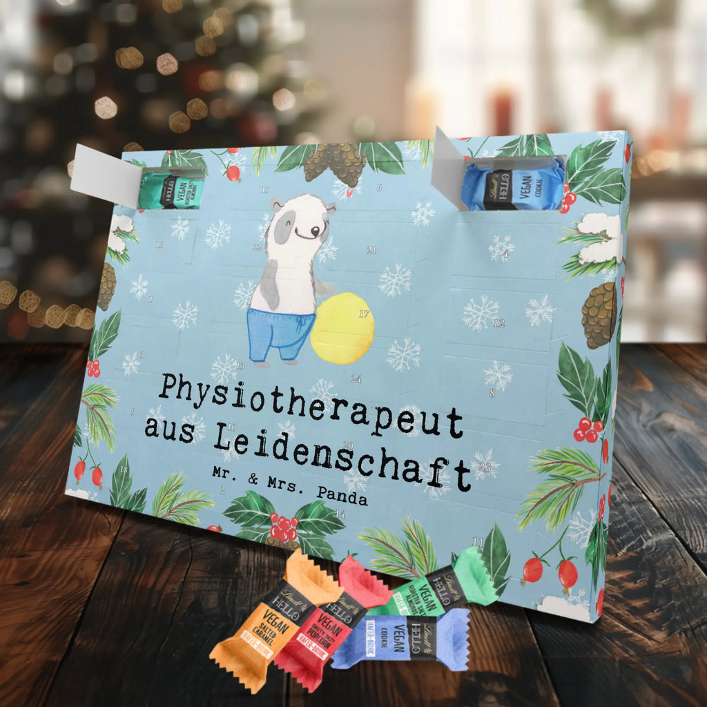 Veganer Adventskalender Physiotherapeut Leidenschaft Schokoladen Adventskalender, Beruf, Ausbildung, Jubiläum, Abschied, Rente, Kollege, Kollegin, Geschenk, Schenken, Arbeitskollege, Mitarbeiter, Firma, Danke, Dankeschön