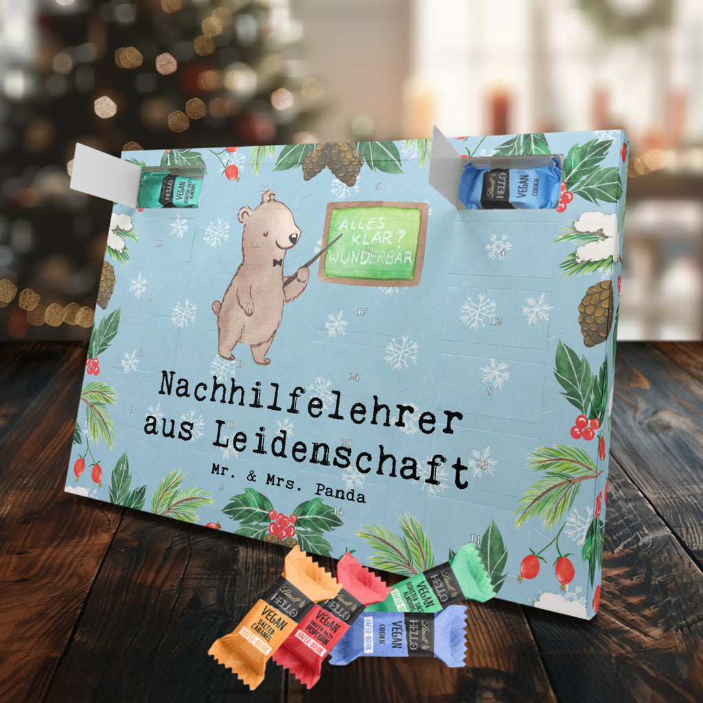 Veganer Adventskalender Nachhilfelehrer Leidenschaft Schokoladen Adventskalender, Beruf, Ausbildung, Jubiläum, Abschied, Rente, Kollege, Kollegin, Geschenk, Schenken, Arbeitskollege, Mitarbeiter, Firma, Danke, Dankeschön, Nachhilfelehrer, Nachhilfeschule, Nachhilfeunterricht