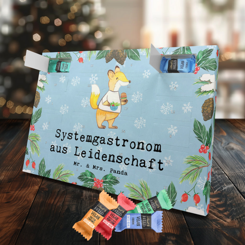 Veganer Adventskalender Systemgastronom Leidenschaft Schokoladen Adventskalender, Beruf, Ausbildung, Jubiläum, Abschied, Rente, Kollege, Kollegin, Geschenk, Schenken, Arbeitskollege, Mitarbeiter, Firma, Danke, Dankeschön