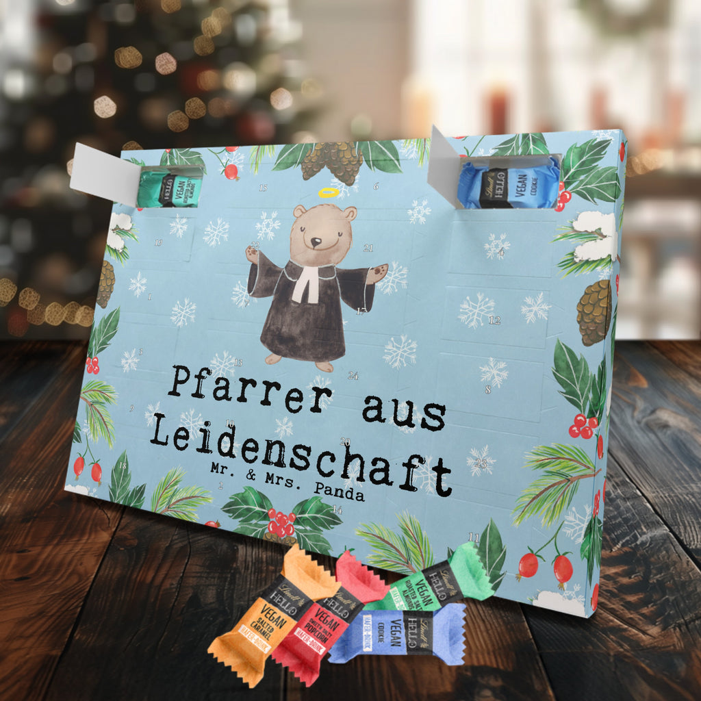 Veganer Adventskalender Pfarrer Leidenschaft Schokoladen Adventskalender, Beruf, Ausbildung, Jubiläum, Abschied, Rente, Kollege, Kollegin, Geschenk, Schenken, Arbeitskollege, Mitarbeiter, Firma, Danke, Dankeschön, Pastor, Diener Gottes<br />Geistlicher, Pfarrer, Prediger<br />Priester, Theologe, Kirche