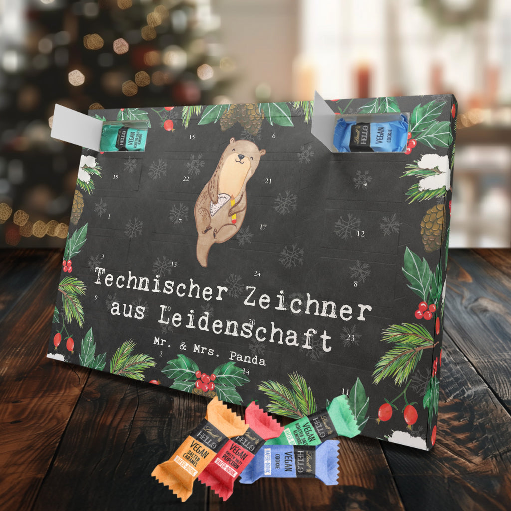 Veganer Adventskalender Technischer Zeichner Leidenschaft Schokoladen Adventskalender, Beruf, Ausbildung, Jubiläum, Abschied, Rente, Kollege, Kollegin, Geschenk, Schenken, Arbeitskollege, Mitarbeiter, Firma, Danke, Dankeschön