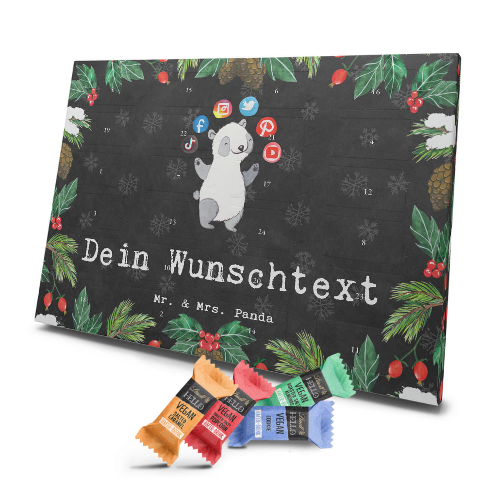 Personalisierter veganer Adventskalender Social Media Manager Leidenschaft Personalisierter veganer Adventskalender, Beruf, Ausbildung, Jubiläum, Abschied, Rente, Kollege, Kollegin, Geschenk, Schenken, Arbeitskollege, Mitarbeiter, Firma, Danke, Dankeschön