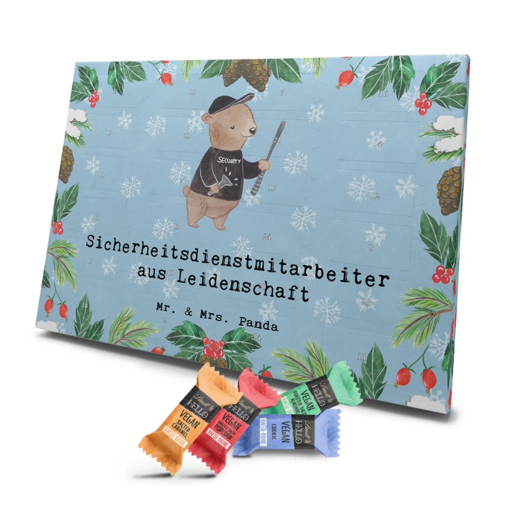 Veganer Adventskalender Sicherheitsdienstmitarbeiter Leidenschaft Schokoladen Adventskalender, Beruf, Ausbildung, Jubiläum, Abschied, Rente, Kollege, Kollegin, Geschenk, Schenken, Arbeitskollege, Mitarbeiter, Firma, Danke, Dankeschön