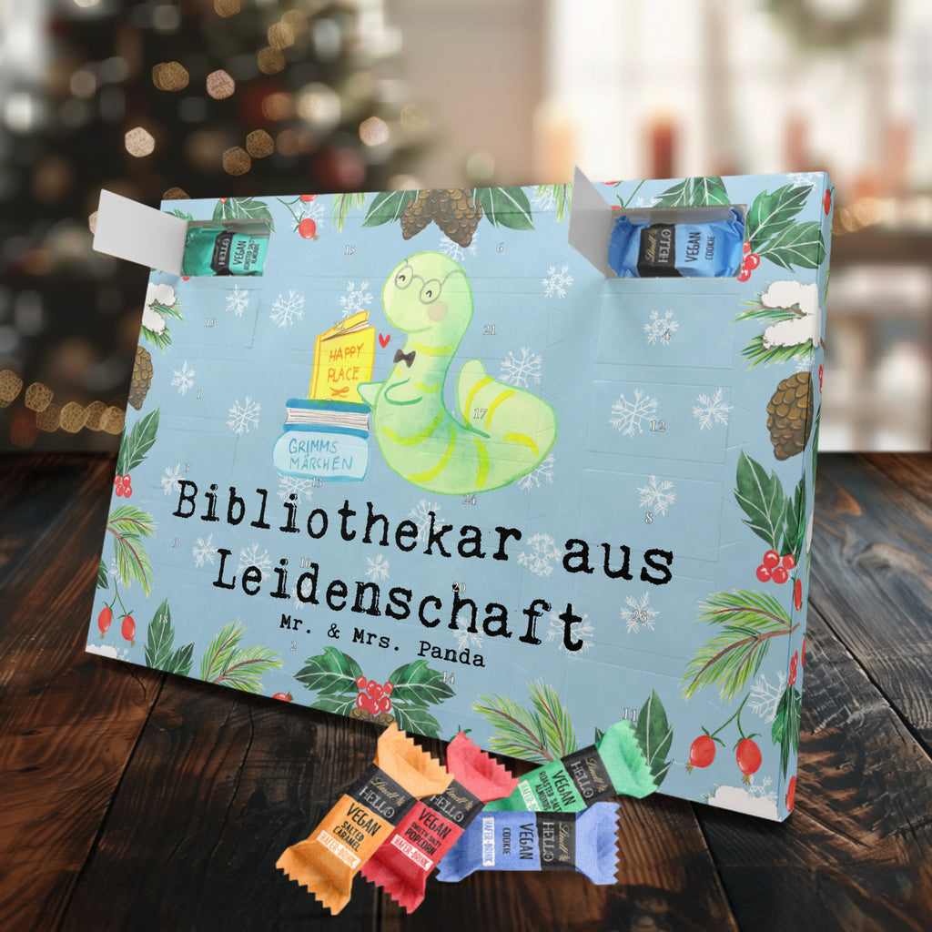 Veganer Adventskalender Bibliothekar Leidenschaft Schokoladen Adventskalender, Beruf, Ausbildung, Jubiläum, Abschied, Rente, Kollege, Kollegin, Geschenk, Schenken, Arbeitskollege, Mitarbeiter, Firma, Danke, Dankeschön, Bibliothekar, Buchhandlung, Bibliothek, Bücherwurm, Leseratte, Bücherliebe