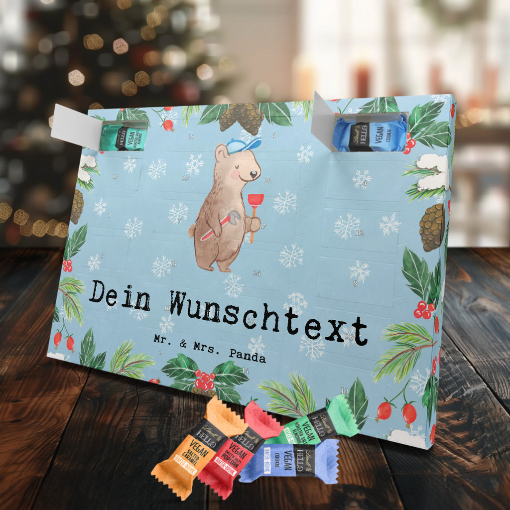 Personalisierter veganer Adventskalender Klempner Leidenschaft Personalisierter veganer Adventskalender, Beruf, Ausbildung, Jubiläum, Abschied, Rente, Kollege, Kollegin, Geschenk, Schenken, Arbeitskollege, Mitarbeiter, Firma, Danke, Dankeschön, Klempner, Handwerker, Installateur, Meister, Gesellenprüfung, Fachbetrieb, Bauklempner, Sanitärinstallationen