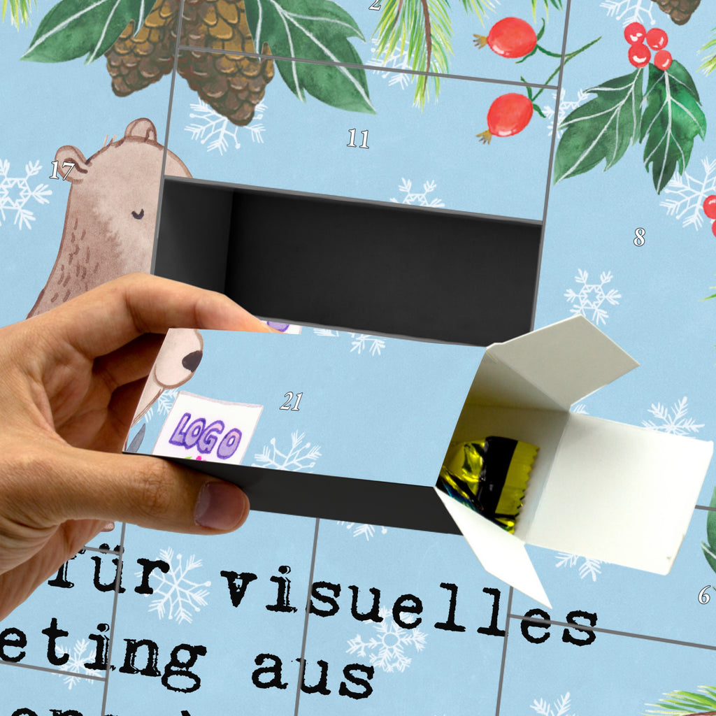 Befüllbarer Adventskalender Gestalter für visuelles Marketing Leidenschaft Befüllbarer Adventskalender, Adventskalender zum selbst befüllen, Beruf, Ausbildung, Jubiläum, Abschied, Rente, Kollege, Kollegin, Geschenk, Schenken, Arbeitskollege, Mitarbeiter, Firma, Danke, Dankeschön