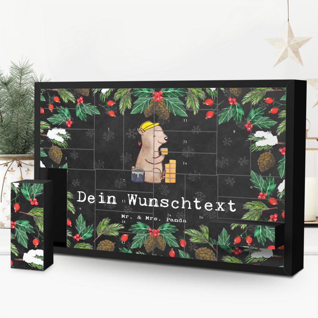 Personalisierter Befüllbarer Adventskalender Maurer Leidenschaft Befüllbarer Adventskalender, Adventskalender zum selbst befüllen, Beruf, Ausbildung, Jubiläum, Abschied, Rente, Kollege, Kollegin, Geschenk, Schenken, Arbeitskollege, Mitarbeiter, Firma, Danke, Dankeschön, Maurer, Maurermeister, Gesellenprüfung, Handwerker, Maurerbetrieb