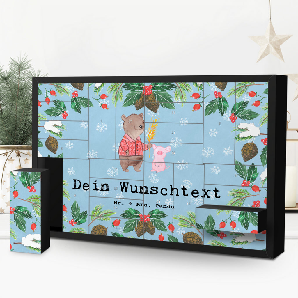 Personalisierter Befüllbarer Adventskalender Bauer Leidenschaft Befüllbarer Adventskalender, Adventskalender zum selbst befüllen, Beruf, Ausbildung, Jubiläum, Abschied, Rente, Kollege, Kollegin, Geschenk, Schenken, Arbeitskollege, Mitarbeiter, Firma, Danke, Dankeschön, Landwirt; Bauer, Tierwirt, Agronom, Farmer, Bauernhof