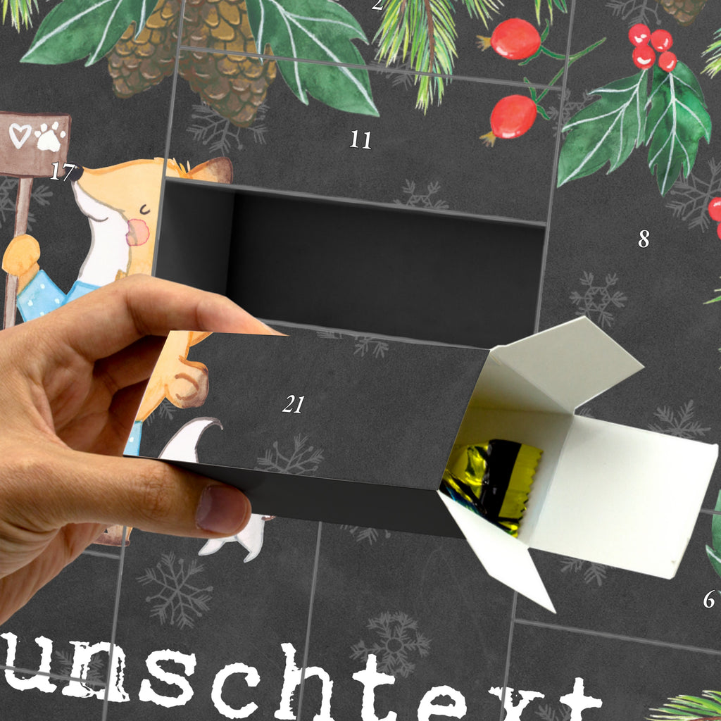 Personalisierter Befüllbarer Adventskalender Tierschützer Leidenschaft Befüllbarer Adventskalender, Adventskalender zum selbst befüllen, Beruf, Ausbildung, Jubiläum, Abschied, Rente, Kollege, Kollegin, Geschenk, Schenken, Arbeitskollege, Mitarbeiter, Firma, Danke, Dankeschön