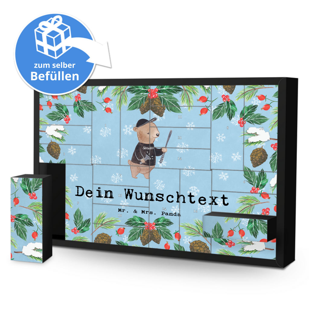 Personalisierter Befüllbarer Adventskalender Security Mitarbeiter Leidenschaft Befüllbarer Adventskalender, Adventskalender zum selbst befüllen, Beruf, Ausbildung, Jubiläum, Abschied, Rente, Kollege, Kollegin, Geschenk, Schenken, Arbeitskollege, Mitarbeiter, Firma, Danke, Dankeschön