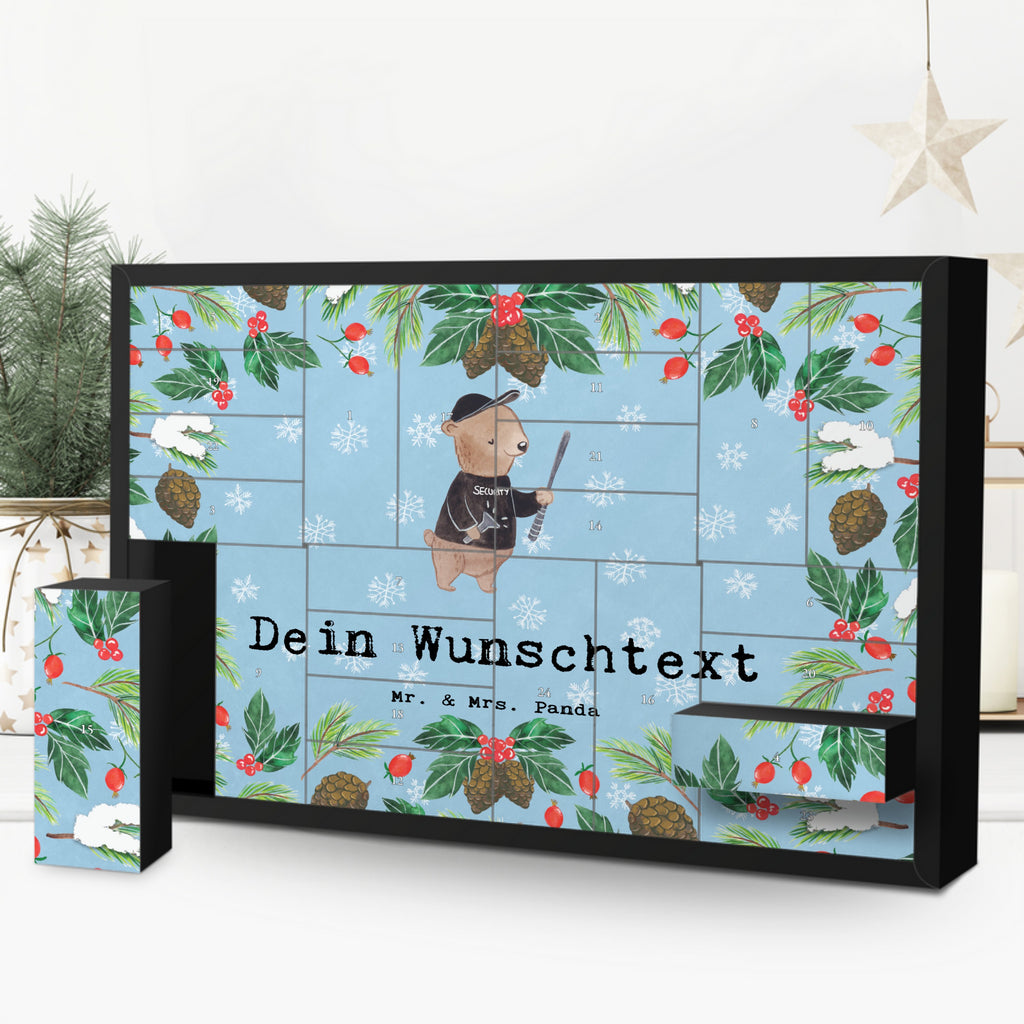 Personalisierter Befüllbarer Adventskalender Security Mitarbeiter Leidenschaft Befüllbarer Adventskalender, Adventskalender zum selbst befüllen, Beruf, Ausbildung, Jubiläum, Abschied, Rente, Kollege, Kollegin, Geschenk, Schenken, Arbeitskollege, Mitarbeiter, Firma, Danke, Dankeschön