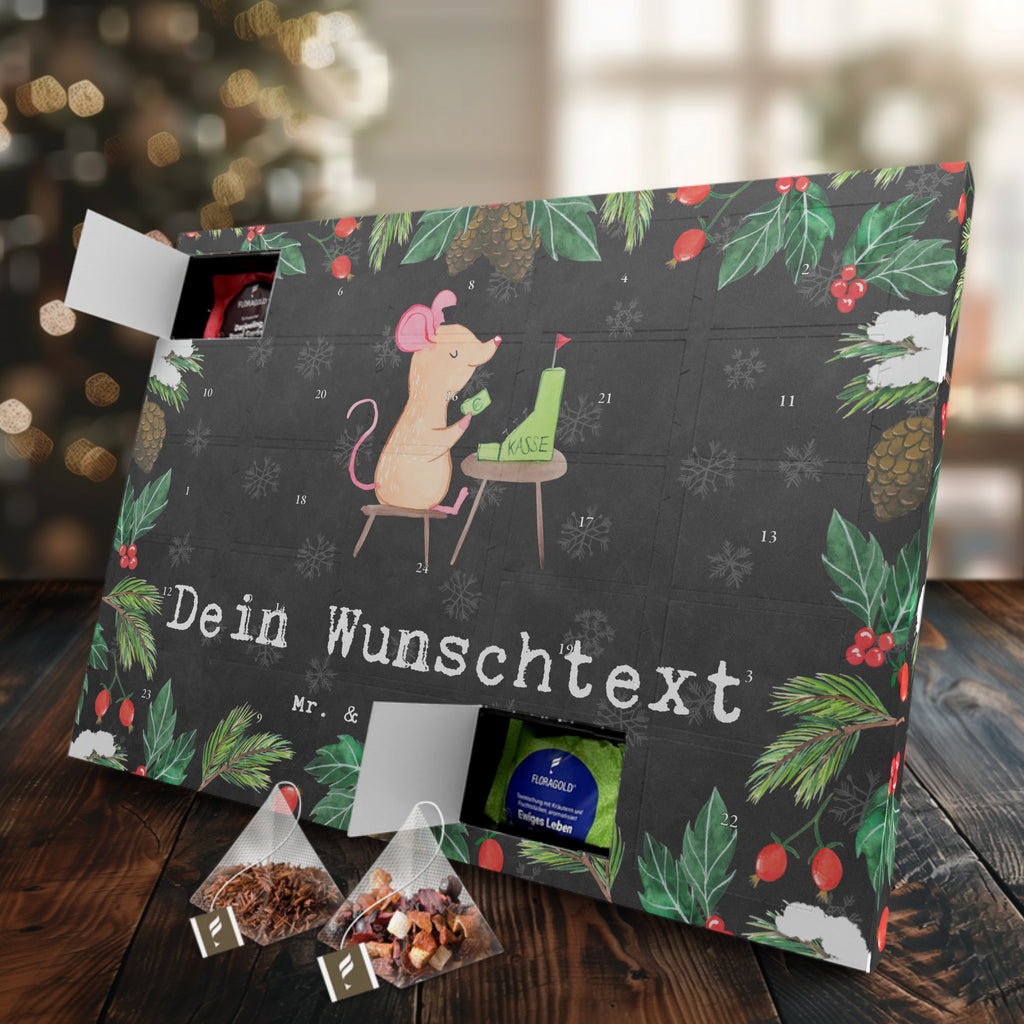 Personalisierter Tee Adventskalender Kassierer Leidenschaft Personalisierter Tee Adventskalender, Beruf, Ausbildung, Jubiläum, Abschied, Rente, Kollege, Kollegin, Geschenk, Schenken, Arbeitskollege, Mitarbeiter, Firma, Danke, Dankeschön, Kassierer, Kassenwart, Mitarbeiter Kasse