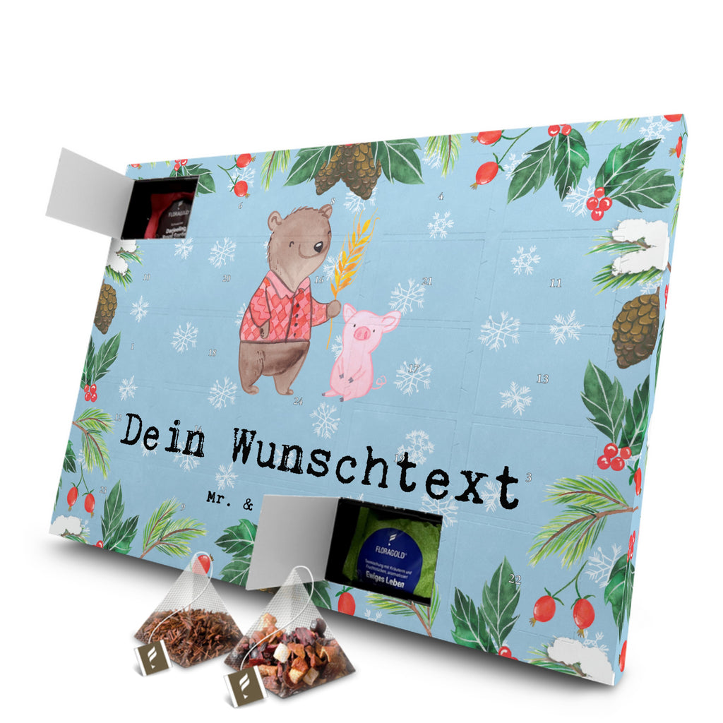 Personalisierter Tee Adventskalender Bauer Leidenschaft Personalisierter Tee Adventskalender, Beruf, Ausbildung, Jubiläum, Abschied, Rente, Kollege, Kollegin, Geschenk, Schenken, Arbeitskollege, Mitarbeiter, Firma, Danke, Dankeschön, Landwirt; Bauer, Tierwirt, Agronom, Farmer, Bauernhof