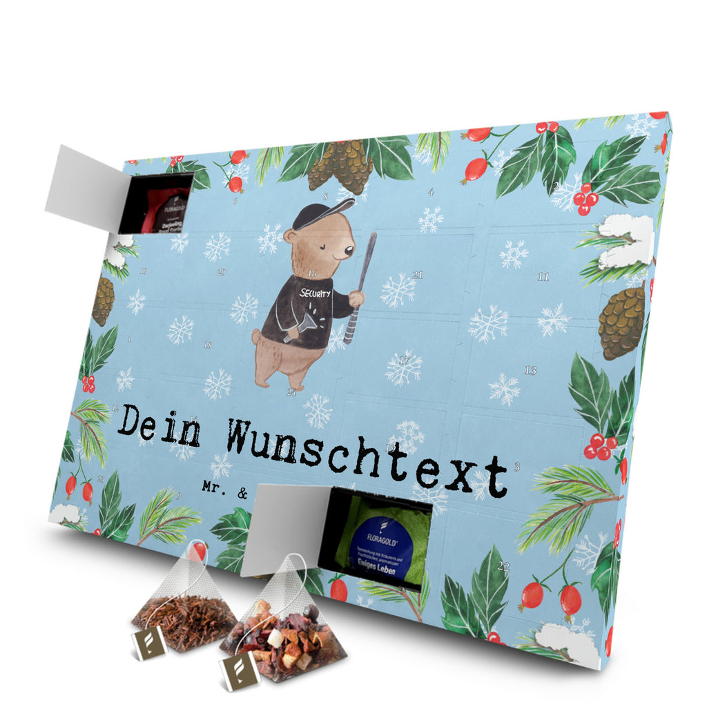 Personalisierter Tee Adventskalender Personenschützer Leidenschaft Personalisierter Tee Adventskalender, Beruf, Ausbildung, Jubiläum, Abschied, Rente, Kollege, Kollegin, Geschenk, Schenken, Arbeitskollege, Mitarbeiter, Firma, Danke, Dankeschön, Bodyguard, Personenschützer