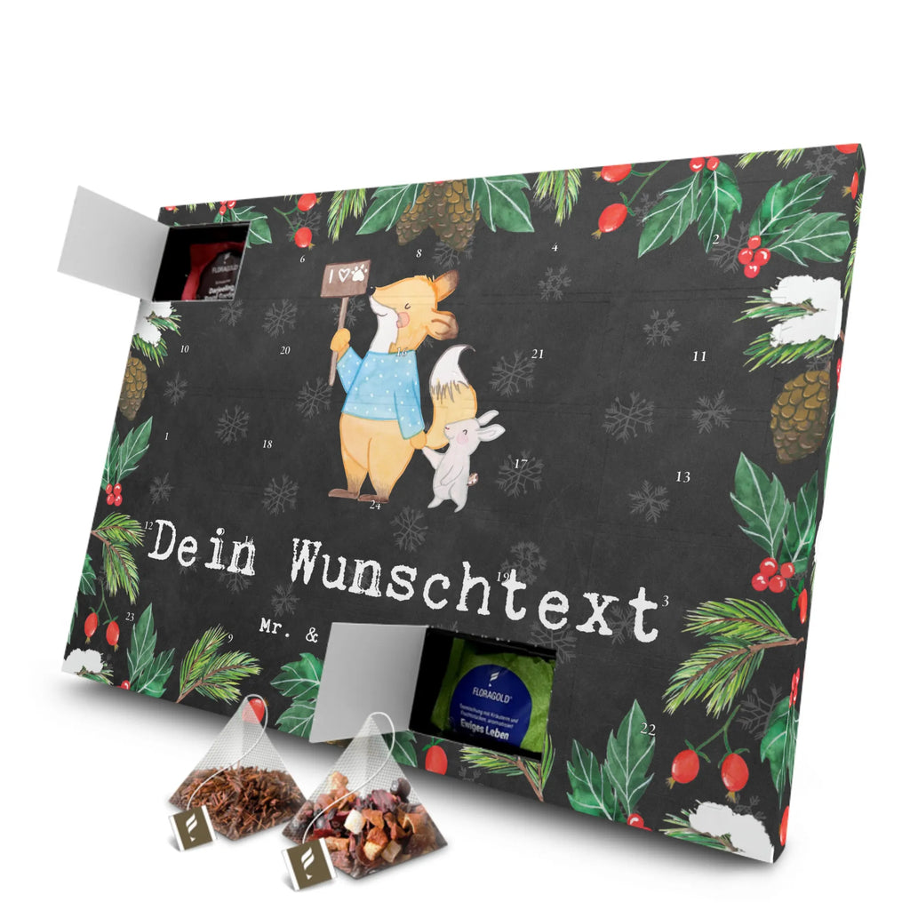 Personalisierter Tee Adventskalender Tierschützer Leidenschaft Personalisierter Tee Adventskalender, Beruf, Ausbildung, Jubiläum, Abschied, Rente, Kollege, Kollegin, Geschenk, Schenken, Arbeitskollege, Mitarbeiter, Firma, Danke, Dankeschön