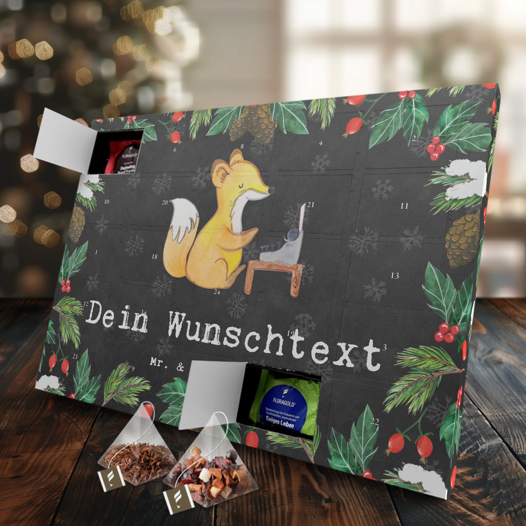 Personalisierter Tee Adventskalender Autor Leidenschaft Personalisierter Tee Adventskalender, Beruf, Ausbildung, Jubiläum, Abschied, Rente, Kollege, Kollegin, Geschenk, Schenken, Arbeitskollege, Mitarbeiter, Firma, Danke, Dankeschön, Autor, Buchveröffentlichung, Schriftsteller, Verlag, Geschichtenschreiber, Hobbyautor