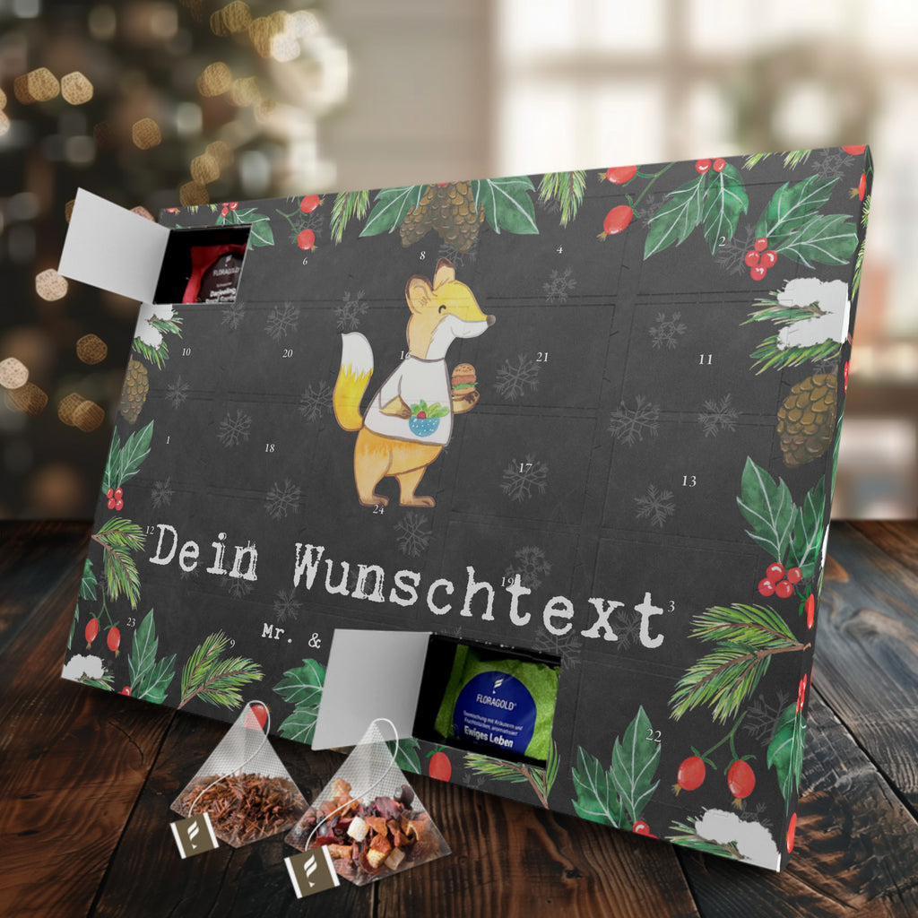 Personalisierter Tee Adventskalender Systemgastronom Leidenschaft Personalisierter Tee Adventskalender, Beruf, Ausbildung, Jubiläum, Abschied, Rente, Kollege, Kollegin, Geschenk, Schenken, Arbeitskollege, Mitarbeiter, Firma, Danke, Dankeschön