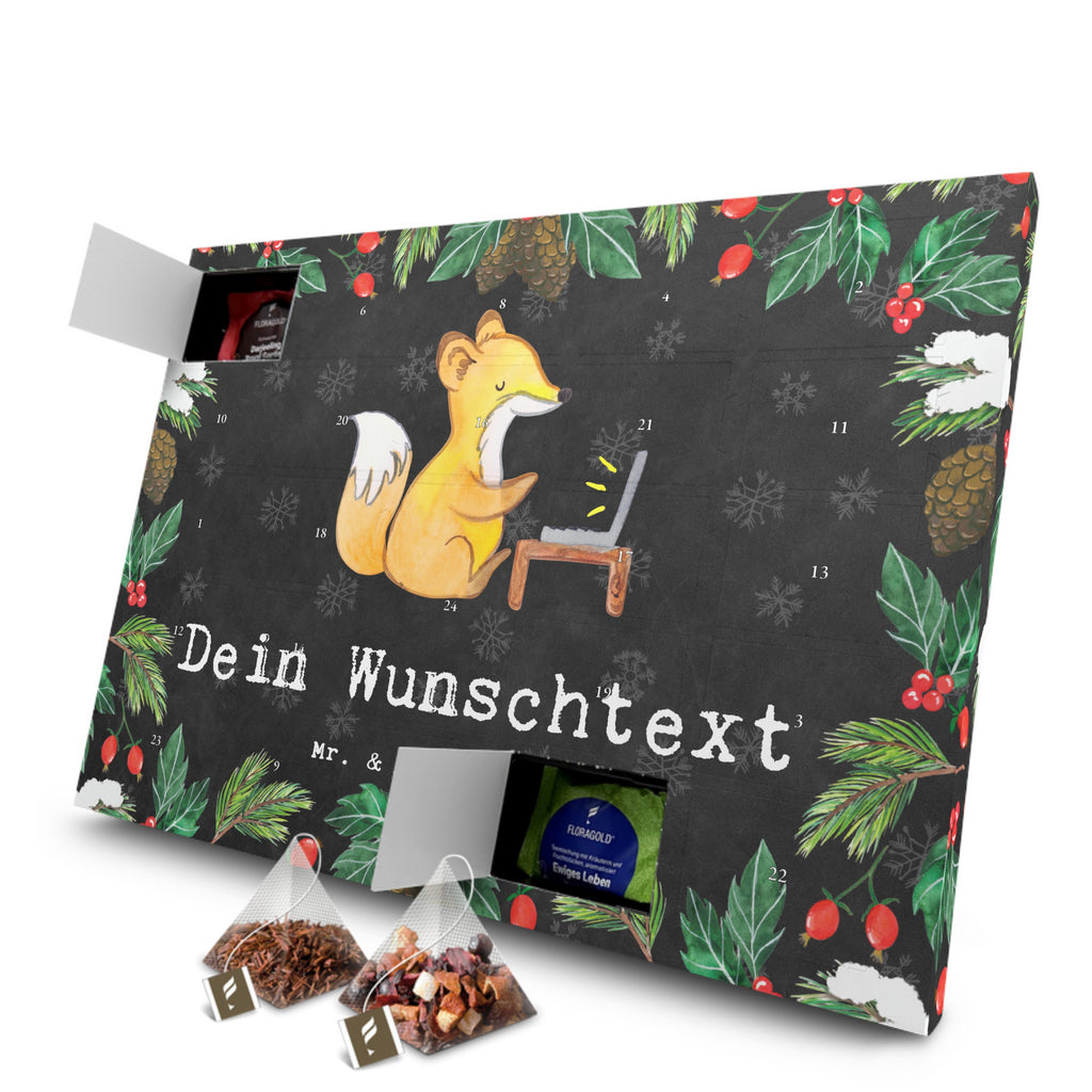 Personalisierter Tee Adventskalender Redakteur Leidenschaft Personalisierter Tee Adventskalender, Beruf, Ausbildung, Jubiläum, Abschied, Rente, Kollege, Kollegin, Geschenk, Schenken, Arbeitskollege, Mitarbeiter, Firma, Danke, Dankeschön, Online, Redakteur, Referent, Journalist