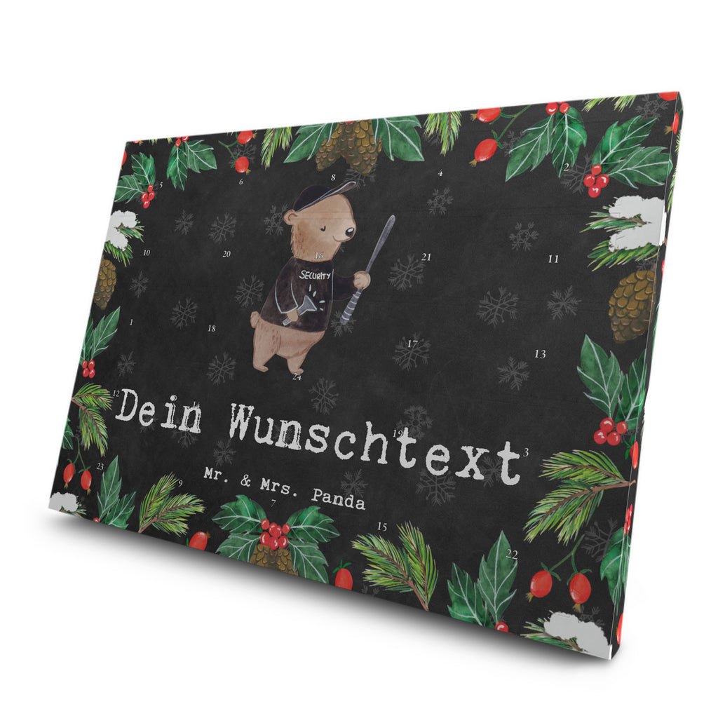 Personalisierter Tee Adventskalender Security Mitarbeiter Leidenschaft Personalisierter Tee Adventskalender, Beruf, Ausbildung, Jubiläum, Abschied, Rente, Kollege, Kollegin, Geschenk, Schenken, Arbeitskollege, Mitarbeiter, Firma, Danke, Dankeschön