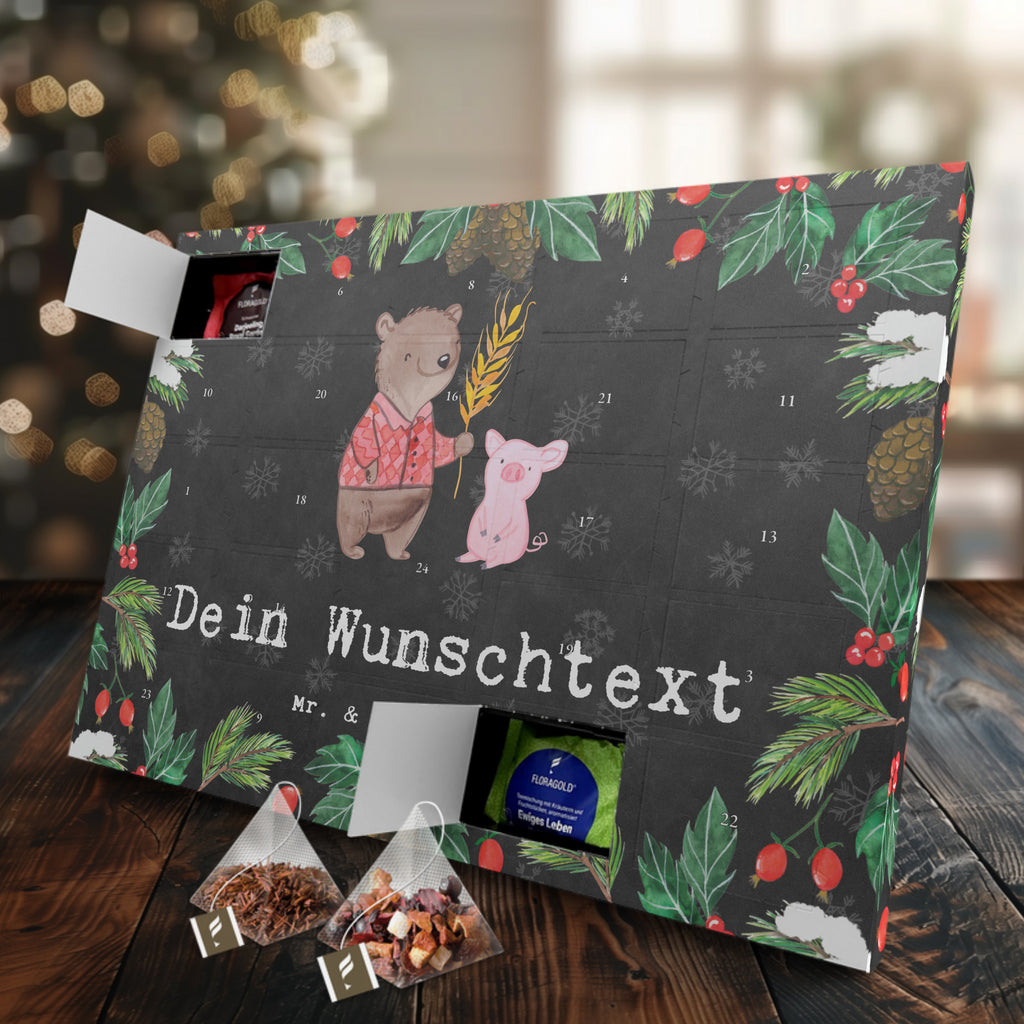 Personalisierter Tee Adventskalender Landwirt Leidenschaft Personalisierter Tee Adventskalender, Beruf, Ausbildung, Jubiläum, Abschied, Rente, Kollege, Kollegin, Geschenk, Schenken, Arbeitskollege, Mitarbeiter, Firma, Danke, Dankeschön, Landwirt; Bauer, Tierwirt, Agronom, Farmer, Bauernhof