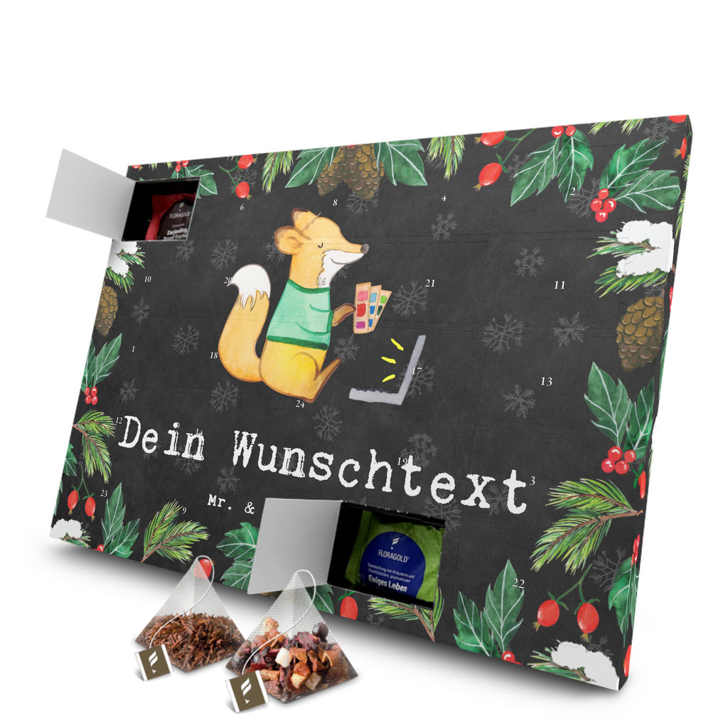 Personalisierter Tee Adventskalender Mediengestalter Leidenschaft Personalisierter Tee Adventskalender, Beruf, Ausbildung, Jubiläum, Abschied, Rente, Kollege, Kollegin, Geschenk, Schenken, Arbeitskollege, Mitarbeiter, Firma, Danke, Dankeschön, Grafiker, Designer, Mediengestalter, Grafikdesigner