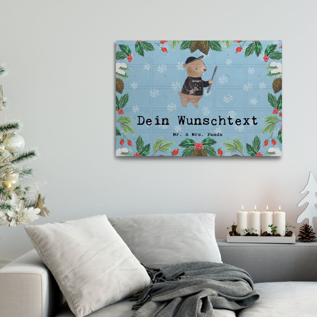 Personalisierter Tee Adventskalender Sicherheitsdienstmitarbeiter Leidenschaft Personalisierter Tee Adventskalender, Beruf, Ausbildung, Jubiläum, Abschied, Rente, Kollege, Kollegin, Geschenk, Schenken, Arbeitskollege, Mitarbeiter, Firma, Danke, Dankeschön