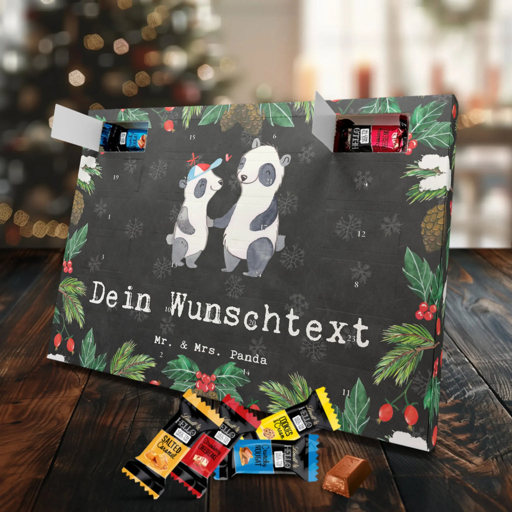 Personalisierter Markenschokolade Adventskalender Panda Bester Cousin der Welt Personalisierter Adventskalender, für, Dankeschön, Geschenk, Schenken, Geburtstag, Geburtstagsgeschenk, Geschenkidee, Danke, Bedanken, Mitbringsel, Freude machen, Geschenktipp, Cousin, Kousin, Vetter, Sohn von Onkel, Sohn von Tante, Familie, Verwandtschaft, Cousine