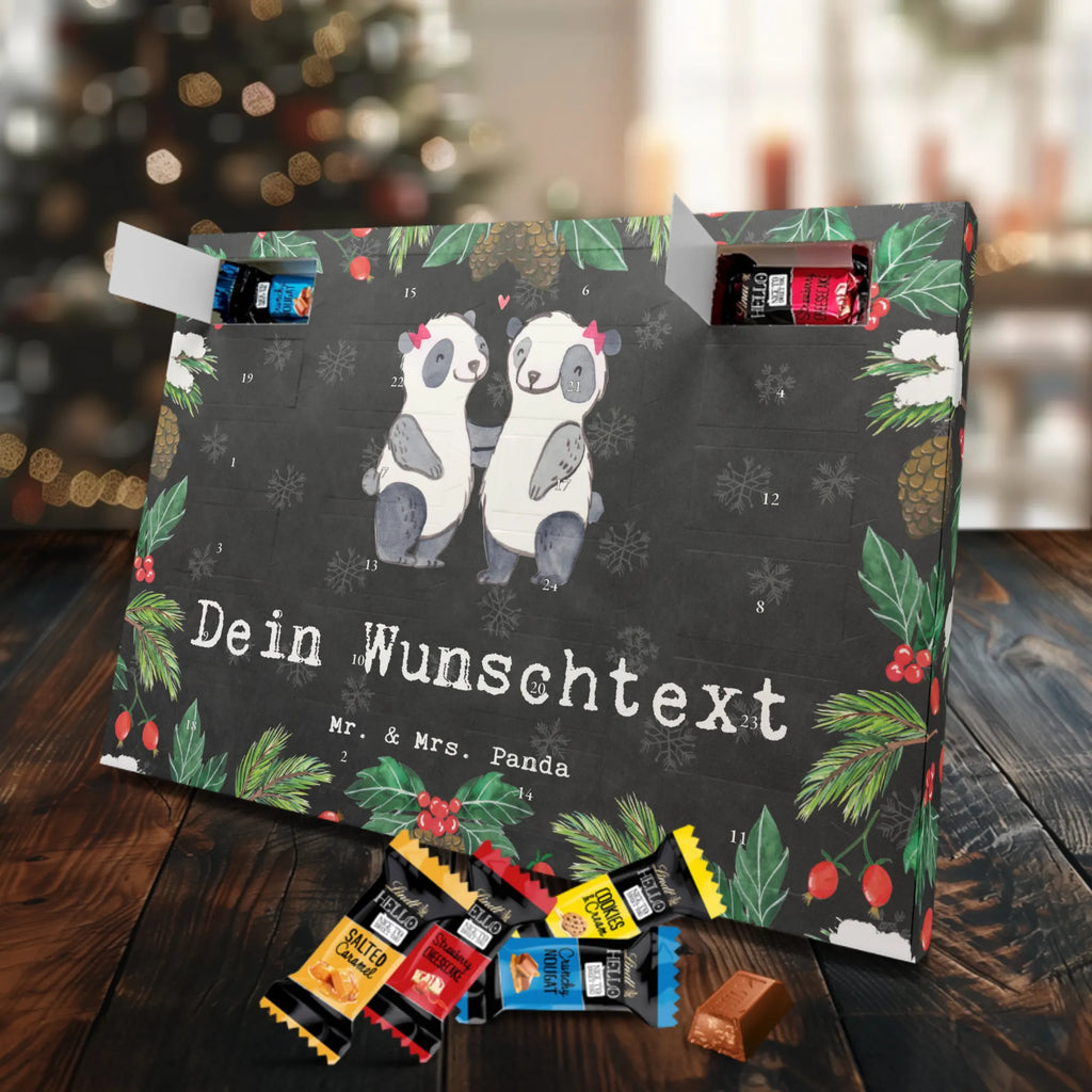 Personalisierter Markenschokolade Adventskalender Panda Beste Halbtante der Welt Personalisierter Adventskalender, für, Dankeschön, Geschenk, Schenken, Geburtstag, Geburtstagsgeschenk, Geschenkidee, Danke, Bedanken, Mitbringsel, Freude machen, Geschenktipp, Halbtante, Tante, beste Tante, Stieftante, Stief, Stiefgeschwister, Familie, Kleinigkeit