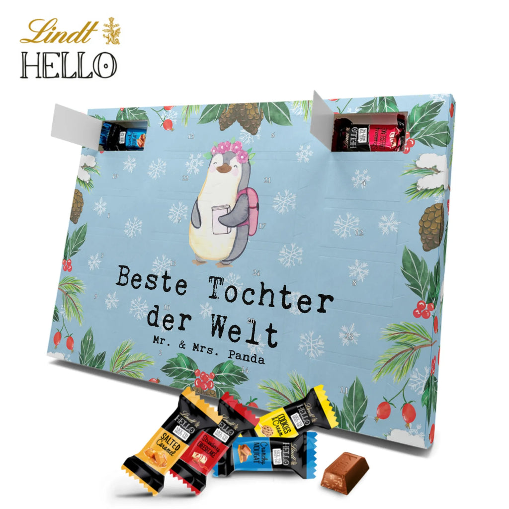 Markenschokolade Adventskalender Pinguin Beste Tochter der Welt Adventskalender, Weihnachtskalender, Markenschokolade Adventskalender, für, Dankeschön, Geschenk, Schenken, Geburtstag, Geburtstagsgeschenk, Geschenkidee, Danke, Bedanken, Mitbringsel, Freude machen, Geschenktipp, Tochter, Töchter, Töchterchen, Geburt, Kleine, Mutter, Vater, Kind, Kinder, Familie, Belohnung