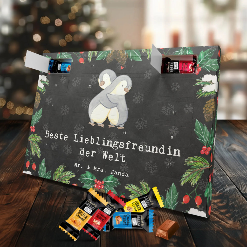 Markenschokolade Adventskalender Pinguin Beste Lieblingsfreundin der Welt Adventskalender, Weihnachtskalender, Markenschokolade Adventskalender, für, Dankeschön, Geschenk, Schenken, Geburtstag, Geburtstagsgeschenk, Geschenkidee, Danke, Bedanken, Mitbringsel, Freude machen, Geschenktipp, Lieblingsfreundin, Freundin, Partnerin, Lieblingsmensch, Lieblings Mensch, Liebling, Partner, Bae, beste Freundin, Liebe, Herz, Love