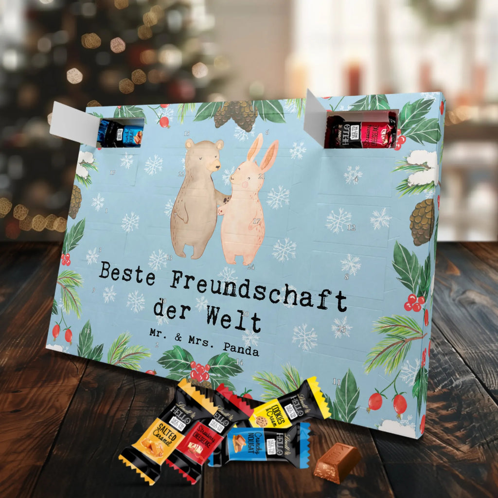 Markenschokolade Adventskalender Hase Beste Freundschaft der Welt Adventskalender, Weihnachtskalender, Markenschokolade Adventskalender, für, Dankeschön, Geschenk, Schenken, Geburtstag, Geburtstagsgeschenk, Geschenkidee, Danke, Bedanken, Mitbringsel, Freude machen, Geschenktipp, Freundschaft, Freunde, Freunde fürs Leben, best friends, Freundin, Freund, Clique, Kumpel, bae, bff