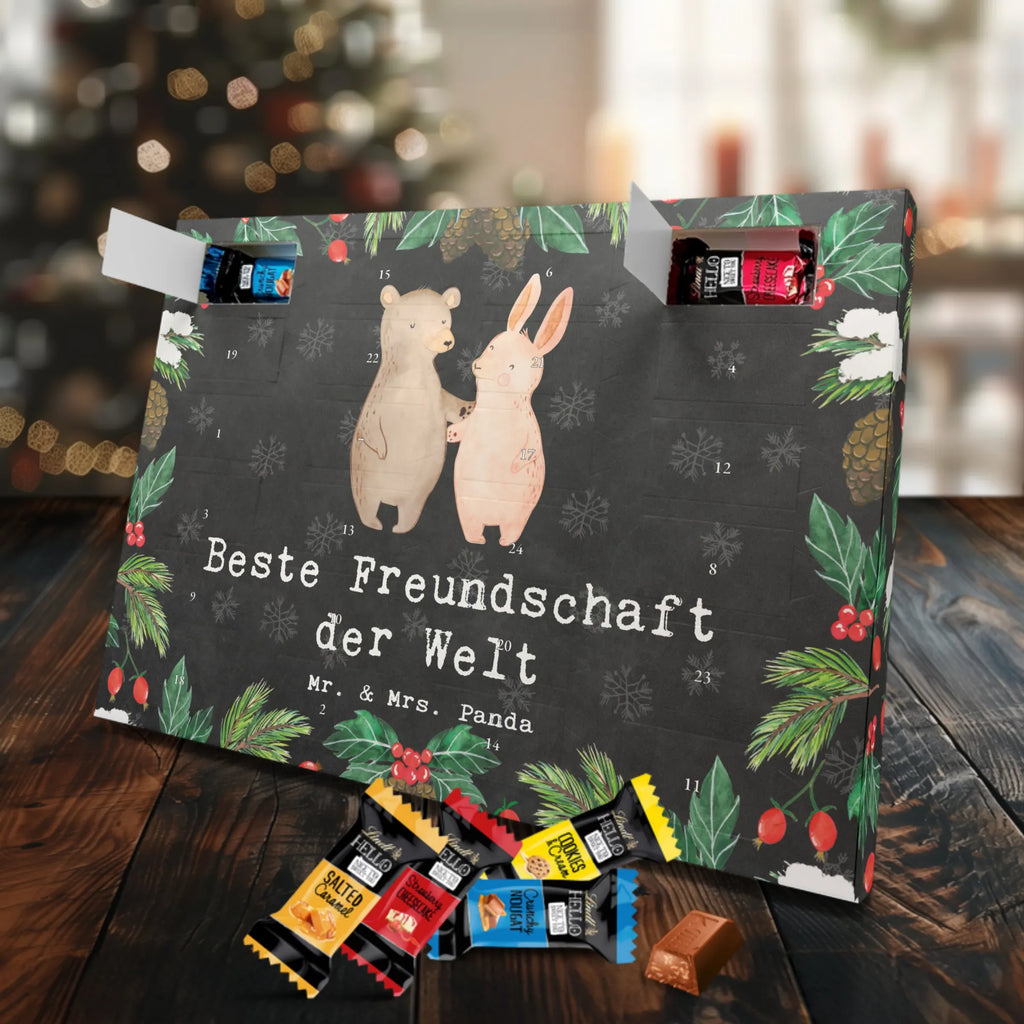 Markenschokolade Adventskalender Hase Beste Freundschaft der Welt Adventskalender, Weihnachtskalender, Markenschokolade Adventskalender, für, Dankeschön, Geschenk, Schenken, Geburtstag, Geburtstagsgeschenk, Geschenkidee, Danke, Bedanken, Mitbringsel, Freude machen, Geschenktipp, Freundschaft, Freunde, Freunde fürs Leben, best friends, Freundin, Freund, Clique, Kumpel, bae, bff