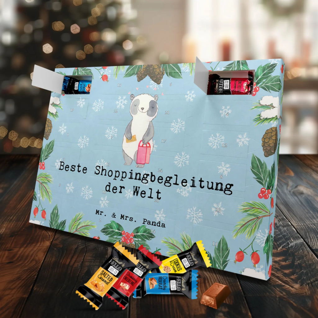 Markenschokolade Adventskalender Panda Beste Shoppingbegleitung der Welt Adventskalender, Weihnachtskalender, Markenschokolade Adventskalender, für, Dankeschön, Geschenk, Schenken, Geburtstag, Geburtstagsgeschenk, Geschenkidee, Danke, Bedanken, Mitbringsel, Freude machen, Geschenktipp, Shoppingbegleitung, Shoppingpartner, Begleitung, Shoppen, Partner, Freundin, Freund, bff, Shopping, Einkaufen, Shopping-Queen, Queen, Bester