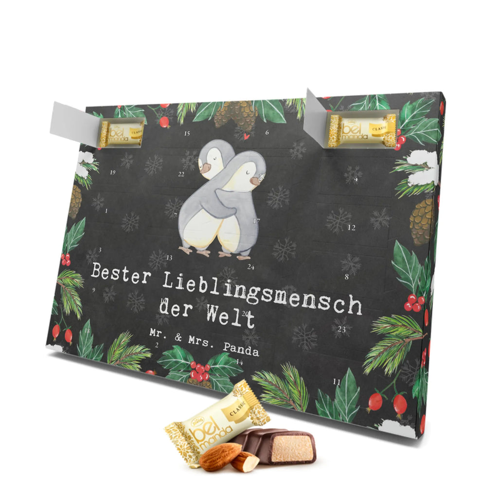 Marzipan Adventskalender Pinguin Bester Lieblingsmensch der Welt Marzipan Adventskalender, für, Dankeschön, Geschenk, Schenken, Geburtstag, Geburtstagsgeschenk, Geschenkidee, Danke, Bedanken, Mitbringsel, Freude machen, Geschenktipp, Lieblingsmensch, Lieblings Mensch, Liebling, Partner, Bae, beste Freundin, Freund, Liebe, Herz, Love, Mama, Papa, Familie