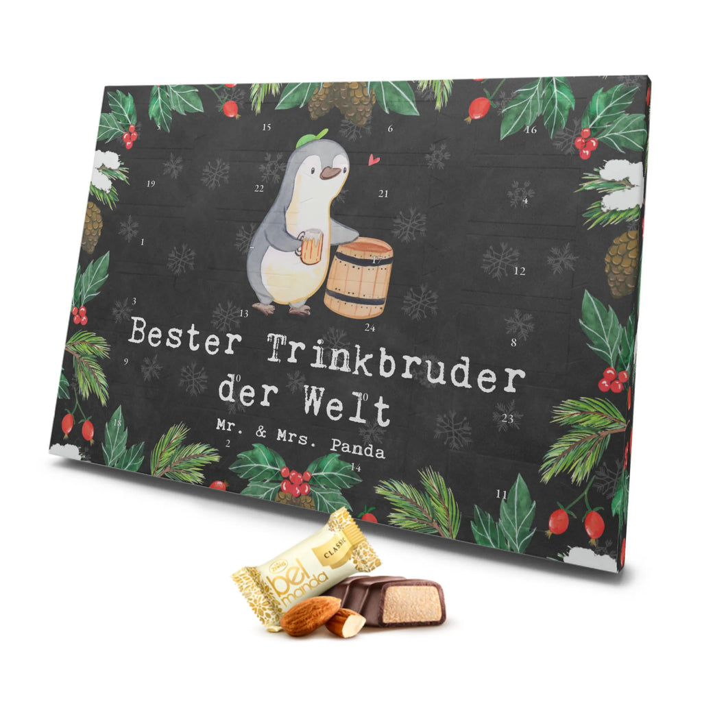 Marzipan Adventskalender Pinguin Bester Trinkbruder der Welt Marzipan Adventskalender, für, Dankeschön, Geschenk, Schenken, Geburtstag, Geburtstagsgeschenk, Geschenkidee, Danke, Bedanken, Mitbringsel, Freude machen, Geschenktipp, Trinkbruder, Trinkkumpel, Kumpel, Saufkumpane, Kumpane, Trinken, Party, Kleinigkeit