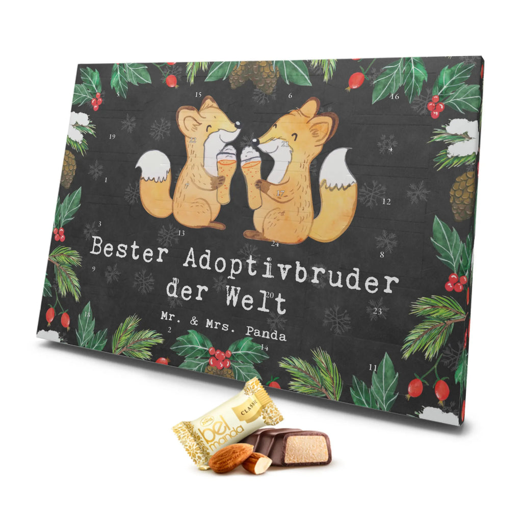 Marzipan Adventskalender Fuchs Bester Adoptivbruder der Welt Marzipan Adventskalender, für, Dankeschön, Geschenk, Schenken, Geburtstag, Geburtstagsgeschenk, Geschenkidee, Danke, Bedanken, Mitbringsel, Freude machen, Geschenktipp, Adoptivbruder, adoptiert, Bruder, Brudi, Geschwister, Bruderherz, Schwester, Familie, Kleinigkeit, Brother, Bester, Sohn