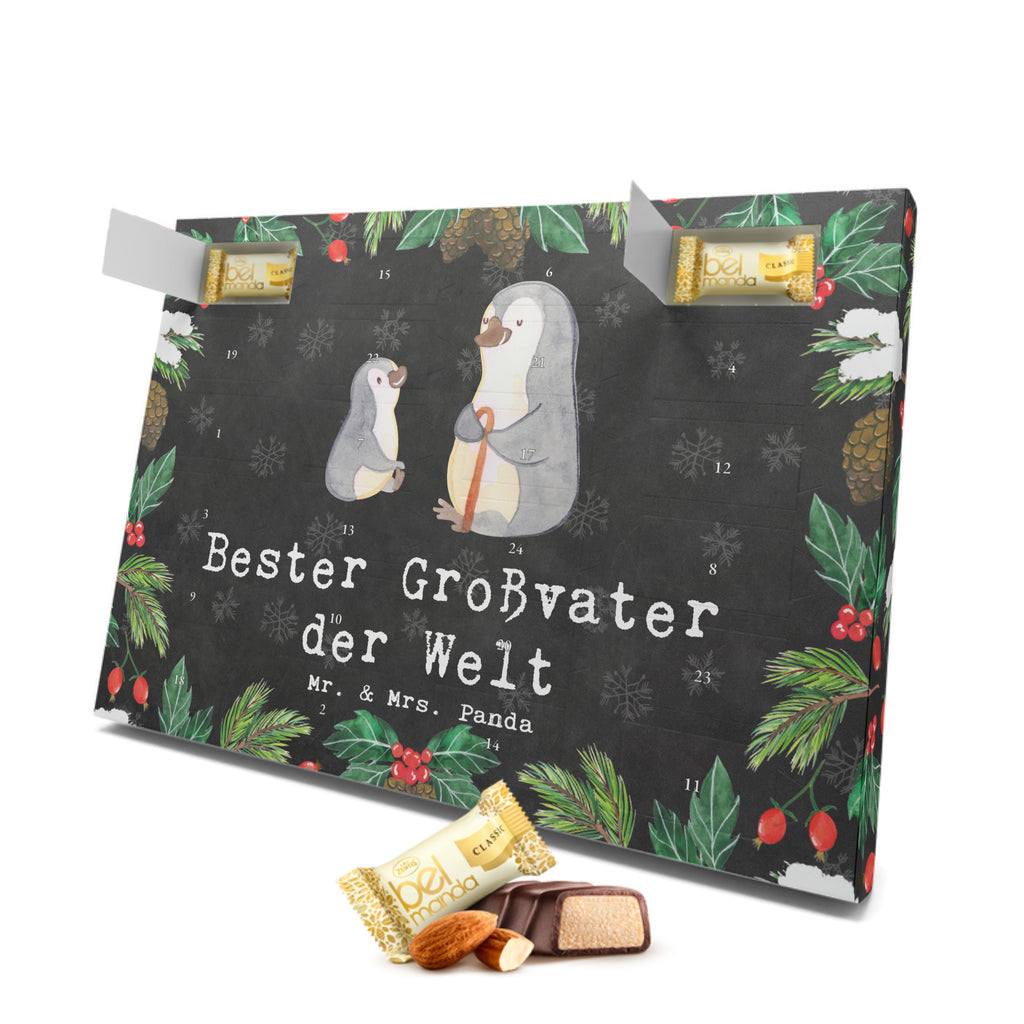 Marzipan Adventskalender Pinguin Bester Großvater der Welt Marzipan Adventskalender, für, Dankeschön, Geschenk, Schenken, Geburtstag, Geburtstagsgeschenk, Geschenkidee, Danke, Bedanken, Mitbringsel, Freude machen, Geschenktipp, Großvater, Grossvater, Opa, Opi. Großpapa, Großeltern, enkel, Enkelin, Enkelkind, Kleinigkeit, Oppa, Oppi, Bester