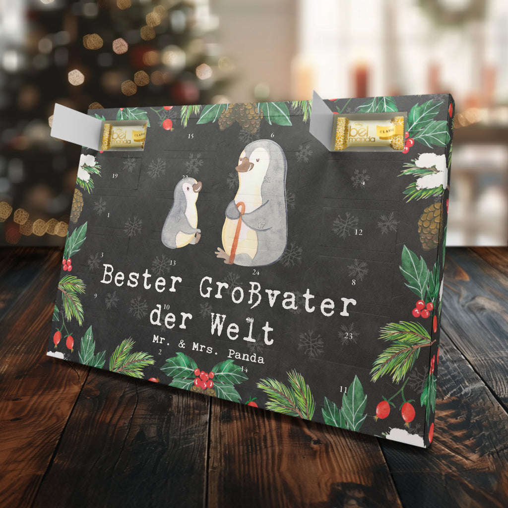 Marzipan Adventskalender Pinguin Bester Großvater der Welt Marzipan Adventskalender, für, Dankeschön, Geschenk, Schenken, Geburtstag, Geburtstagsgeschenk, Geschenkidee, Danke, Bedanken, Mitbringsel, Freude machen, Geschenktipp, Großvater, Grossvater, Opa, Opi. Großpapa, Großeltern, enkel, Enkelin, Enkelkind, Kleinigkeit, Oppa, Oppi, Bester