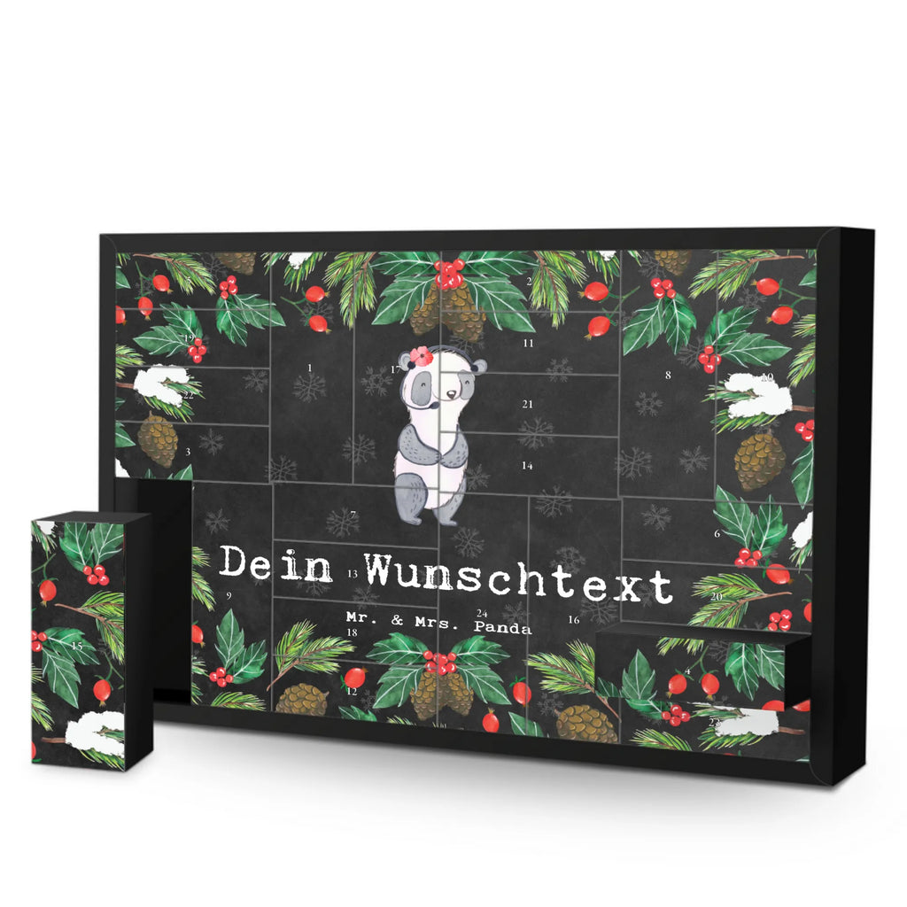 Personalisierter Befüllbarer Adventskalender Panda Beste Arbeitskollegin der Welt Befüllbarer Adventskalender, Adventskalender zum selbst befüllen, für, Dankeschön, Geschenk, Schenken, Geburtstag, Geburtstagsgeschenk, Geschenkidee, Danke, Bedanken, Mitbringsel, Freude machen, Geschenktipp, Arbeitskollegin, Kollegin, Freundin, Büro, Abschiedsgeschenk, Ruhestand, Arbeit, Mitarbeiterin, Berufsgenossin, Beruf