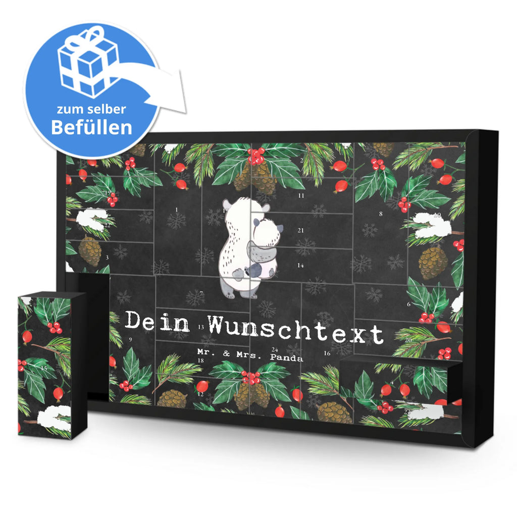 Personalisierter Befüllbarer Adventskalender Panda Beste Pflegeeltern der Welt Befüllbarer Adventskalender, Adventskalender zum selbst befüllen, für, Dankeschön, Geschenk, Schenken, Geburtstag, Geburtstagsgeschenk, Geschenkidee, Danke, Bedanken, Mitbringsel, Freude machen, Geschenktipp, Pflegeeltern, Pflegekind, Adoption, Eltern, Mama, Papa, Mami, Papi, Familie, Elternpaar, Mama und Papa