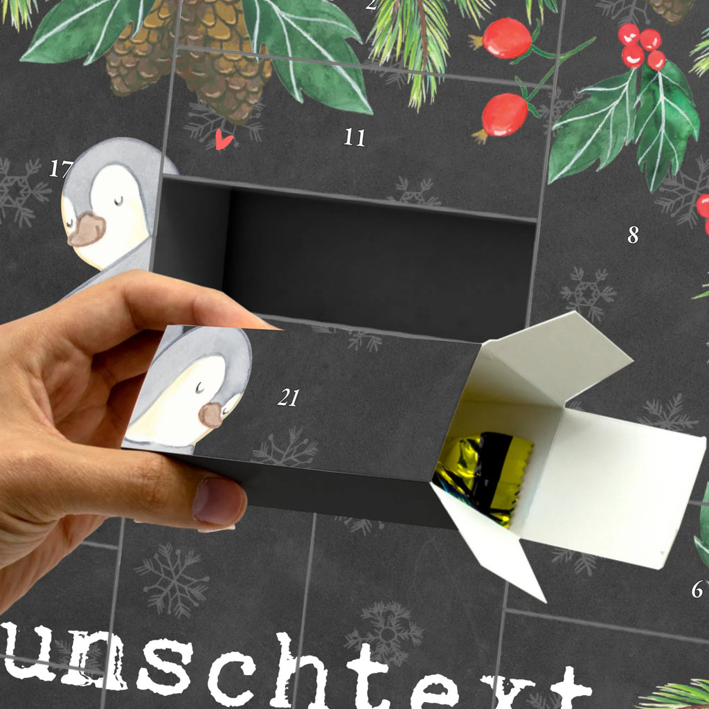 Personalisierter Befüllbarer Adventskalender Pinguin Bester Lieblingsmensch der Welt Befüllbarer Adventskalender, Adventskalender zum selbst befüllen, für, Dankeschön, Geschenk, Schenken, Geburtstag, Geburtstagsgeschenk, Geschenkidee, Danke, Bedanken, Mitbringsel, Freude machen, Geschenktipp, Lieblingsmensch, Lieblings Mensch, Liebling, Partner, Bae, beste Freundin, Freund, Liebe, Herz, Love, Mama, Papa, Familie