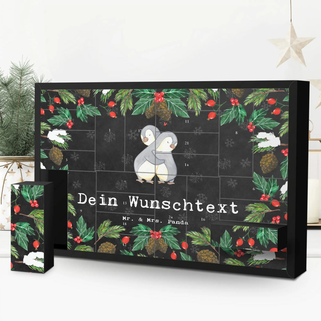 Personalisierter Befüllbarer Adventskalender Pinguin Bester Lieblingsmensch der Welt Befüllbarer Adventskalender, Adventskalender zum selbst befüllen, für, Dankeschön, Geschenk, Schenken, Geburtstag, Geburtstagsgeschenk, Geschenkidee, Danke, Bedanken, Mitbringsel, Freude machen, Geschenktipp, Lieblingsmensch, Lieblings Mensch, Liebling, Partner, Bae, beste Freundin, Freund, Liebe, Herz, Love, Mama, Papa, Familie