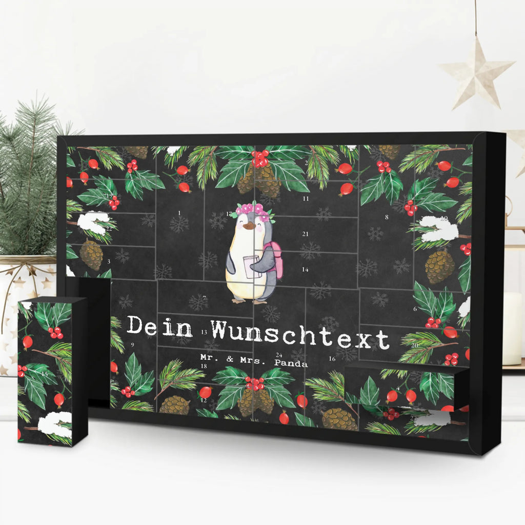 Personalisierter Befüllbarer Adventskalender Pinguin Beste Tochter der Welt Befüllbarer Adventskalender, Adventskalender zum selbst befüllen, für, Dankeschön, Geschenk, Schenken, Geburtstag, Geburtstagsgeschenk, Geschenkidee, Danke, Bedanken, Mitbringsel, Freude machen, Geschenktipp, Tochter, Töchter, Töchterchen, Geburt, Kleine, Mutter, Vater, Kind, Kinder, Familie, Belohnung