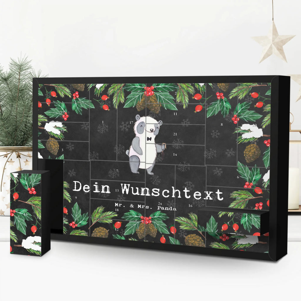 Personalisierter Befüllbarer Adventskalender Panda Bester Mitbewohner der Welt Befüllbarer Adventskalender, Adventskalender zum selbst befüllen, für, Dankeschön, Geschenk, Schenken, Geburtstag, Geburtstagsgeschenk, Geschenkidee, Danke, Bedanken, Mitbringsel, Freude machen, Geschenktipp, Mitbewohner, WG, Zimmernachbar, Wohngemeinschaft, WG-Bewohner, Zimmerkollege, Zimmergenosse, Stubenkamerad