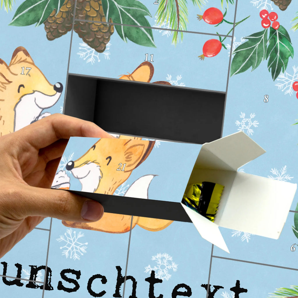 Personalisierter Befüllbarer Adventskalender Fuchs Bester Adoptivbruder der Welt Befüllbarer Adventskalender, Adventskalender zum selbst befüllen, für, Dankeschön, Geschenk, Schenken, Geburtstag, Geburtstagsgeschenk, Geschenkidee, Danke, Bedanken, Mitbringsel, Freude machen, Geschenktipp, Adoptivbruder, adoptiert, Bruder, Brudi, Geschwister, Bruderherz, Schwester, Familie, Kleinigkeit, Brother, Bester, Sohn