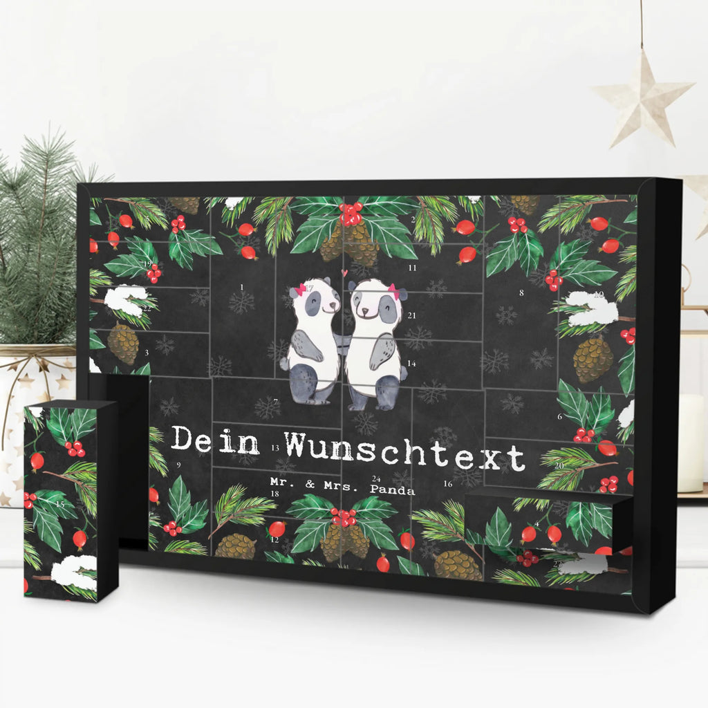 Personalisierter Befüllbarer Adventskalender Panda Beste Halbtante der Welt Befüllbarer Adventskalender, Adventskalender zum selbst befüllen, für, Dankeschön, Geschenk, Schenken, Geburtstag, Geburtstagsgeschenk, Geschenkidee, Danke, Bedanken, Mitbringsel, Freude machen, Geschenktipp, Halbtante, Tante, beste Tante, Stieftante, Stief, Stiefgeschwister, Familie, Kleinigkeit