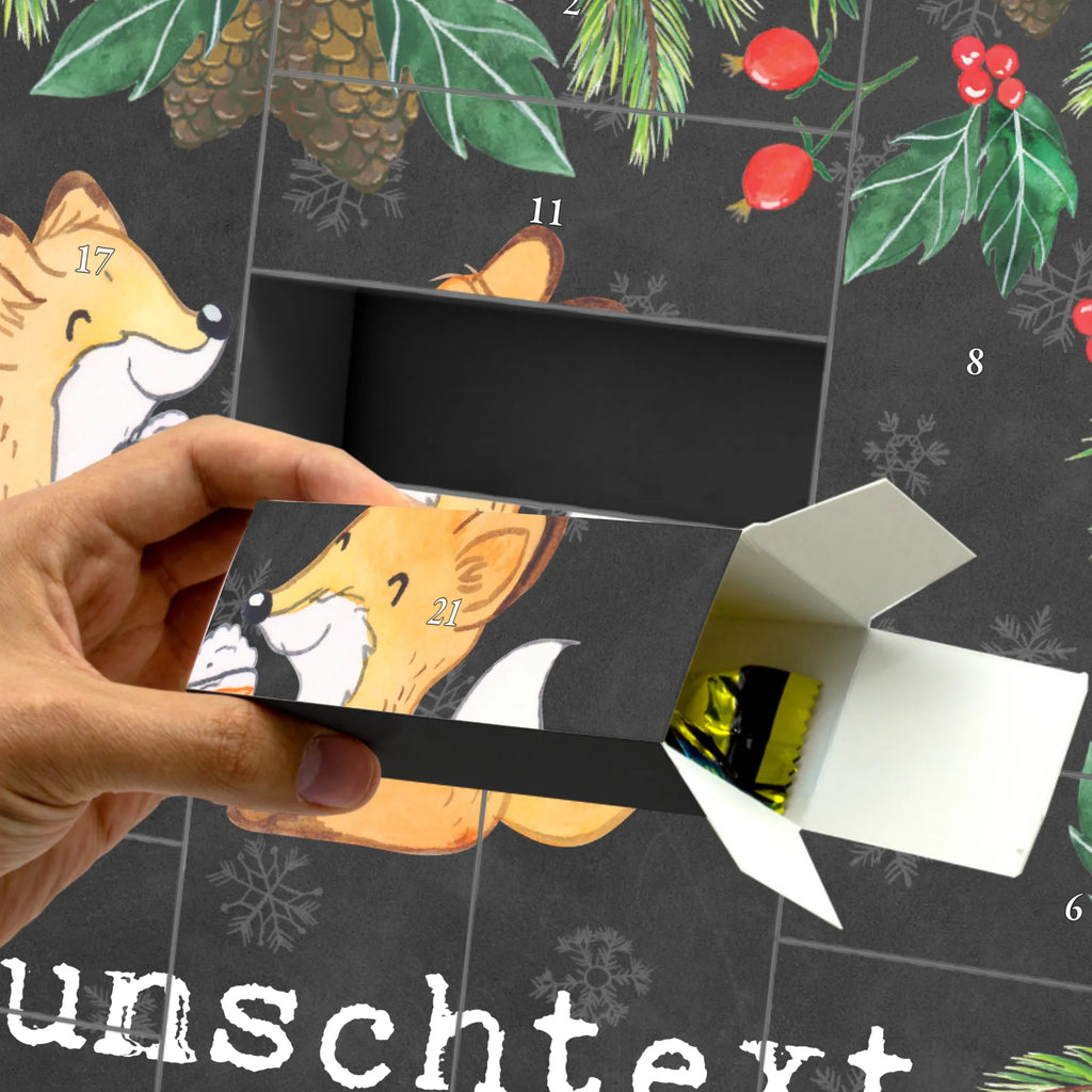 Personalisierter Befüllbarer Adventskalender Fuchs Bester Vetter der Welt Befüllbarer Adventskalender, Adventskalender zum selbst befüllen, für, Dankeschön, Geschenk, Schenken, Geburtstag, Geburtstagsgeschenk, Geschenkidee, Danke, Bedanken, Mitbringsel, Freude machen, Geschenktipp, Vetter, Cousin, Kousin, Sohn von Onkel, Sohn von Tante, Familie, Verwandtschaft, Cousine