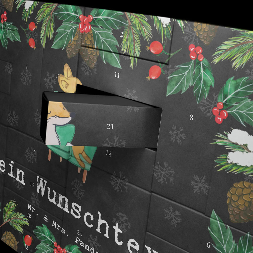 Personalisierter Befüllbarer Adventskalender Fuchs Bester Zuhörer der Welt Befüllbarer Adventskalender, Adventskalender zum selbst befüllen, für, Dankeschön, Geschenk, Schenken, Geburtstag, Geburtstagsgeschenk, Geschenkidee, Danke, Bedanken, Mitbringsel, Freude machen, Geschenktipp, Zuhörer, Freund, Freundin, offenes Ohr, Hilfsbereit, Hilfe