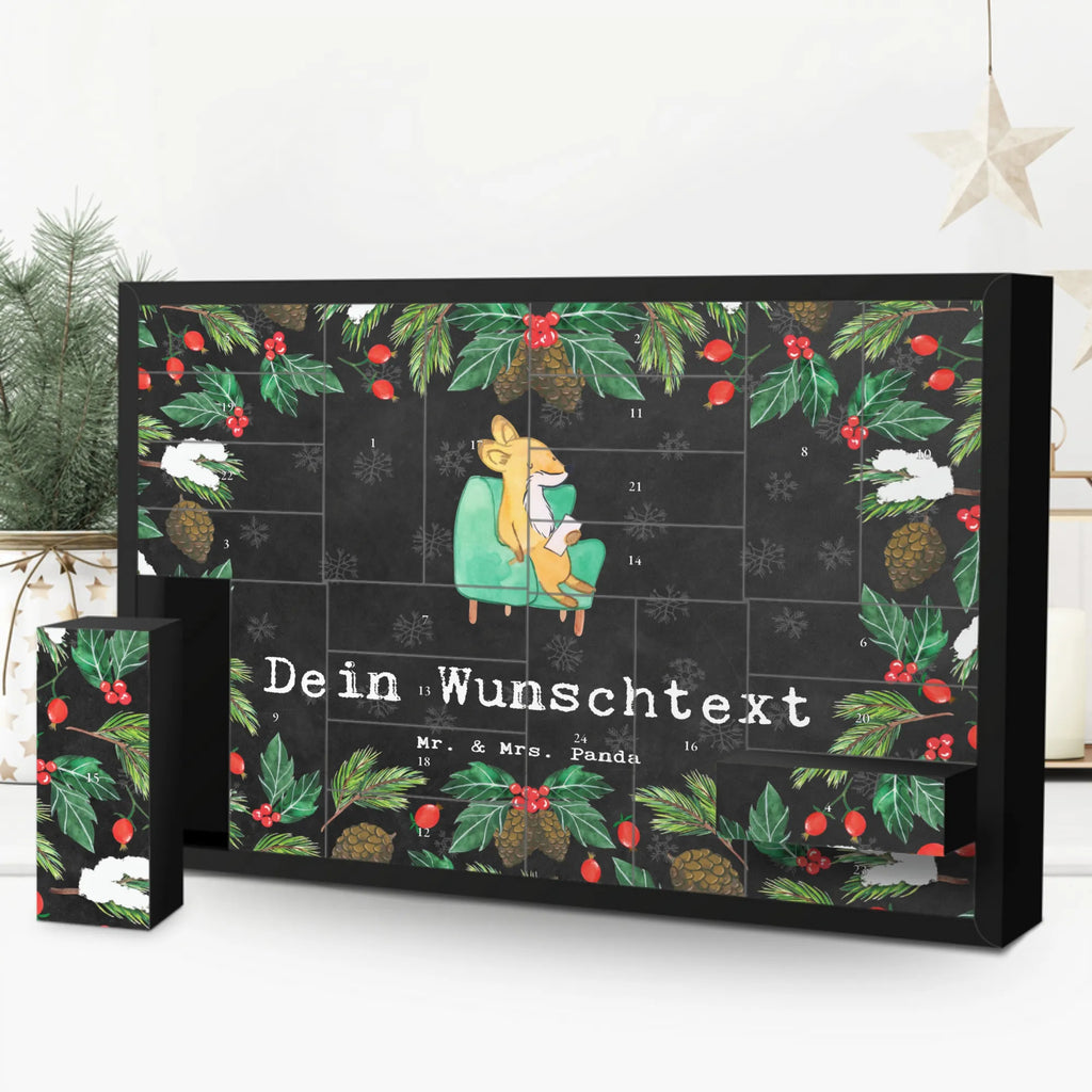 Personalisierter Befüllbarer Adventskalender Fuchs Bester Zuhörer der Welt Befüllbarer Adventskalender, Adventskalender zum selbst befüllen, für, Dankeschön, Geschenk, Schenken, Geburtstag, Geburtstagsgeschenk, Geschenkidee, Danke, Bedanken, Mitbringsel, Freude machen, Geschenktipp, Zuhörer, Freund, Freundin, offenes Ohr, Hilfsbereit, Hilfe