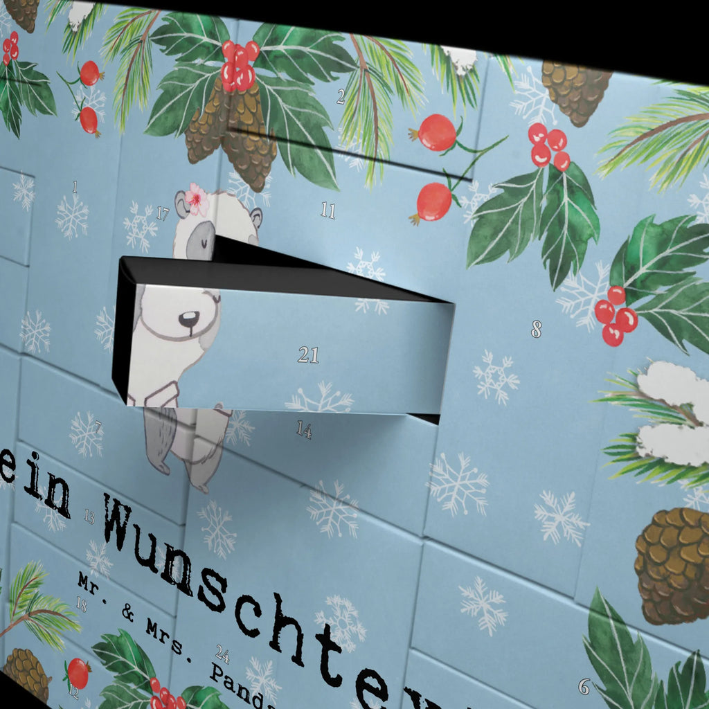 Personalisierter Befüllbarer Adventskalender Panda Beste Teamleiterin Befüllbarer Adventskalender, Adventskalender zum selbst befüllen, für, Dankeschön, Geschenk, Schenken, Geburtstag, Geburtstagsgeschenk, Geschenkidee, Danke, Bedanken, Mitbringsel, Freude machen, Geschenktipp, Teamleiterin, Seminarleiterin, Gruppenleiterin, Leiterin, Kollegin, Chefin, Vorgesetzte, Abschied, Abschiedsgeschenk, Ruhestand